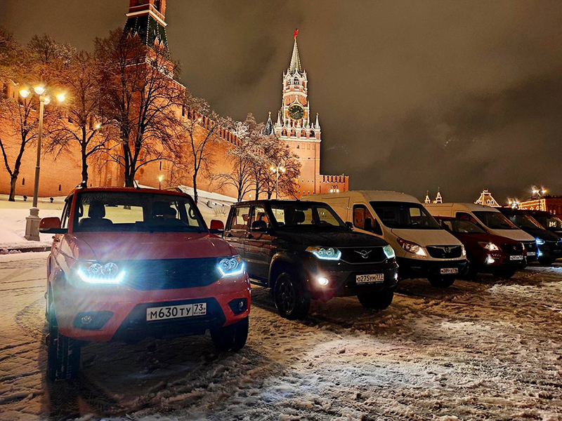 Автомобили УАЗ первыми проехали от Москвы до Казани по новой трассе М-12 «Восток»